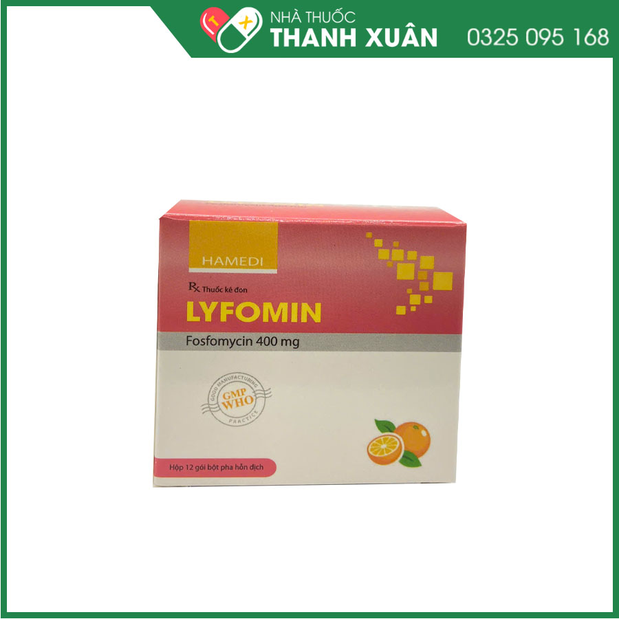 Lyfomin - Điều trị nhiễm khuẩn đường tiết niệu, nhiễm khuẩn da